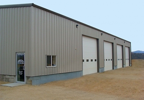 Back view of Capital Steel Auto Shop in Tulsa, OK