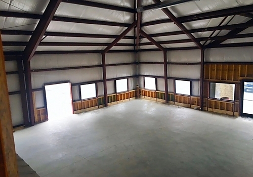 Interior view of a Capital Steel Commercial Building in Boynton, OK