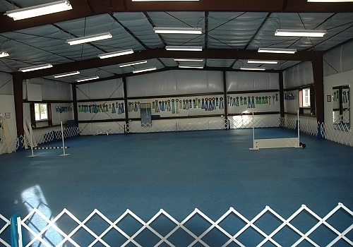 Interior finished view of a Capital Steel Commercial Building in Boynton, OK