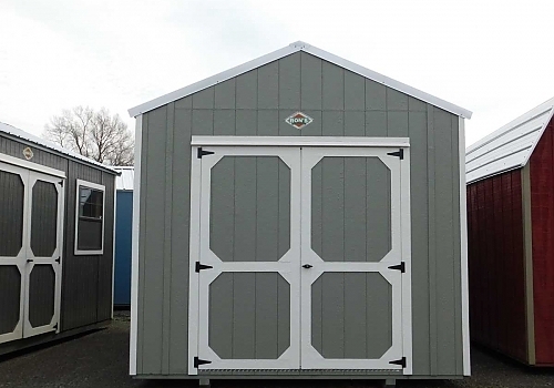 White Carside Utility Shed